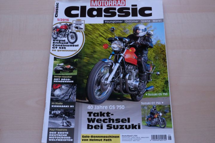 Deckblatt Motorrad Classic (05/2016)